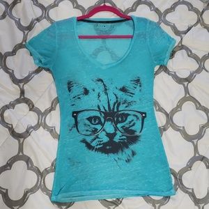 Cat Graphic Tee
